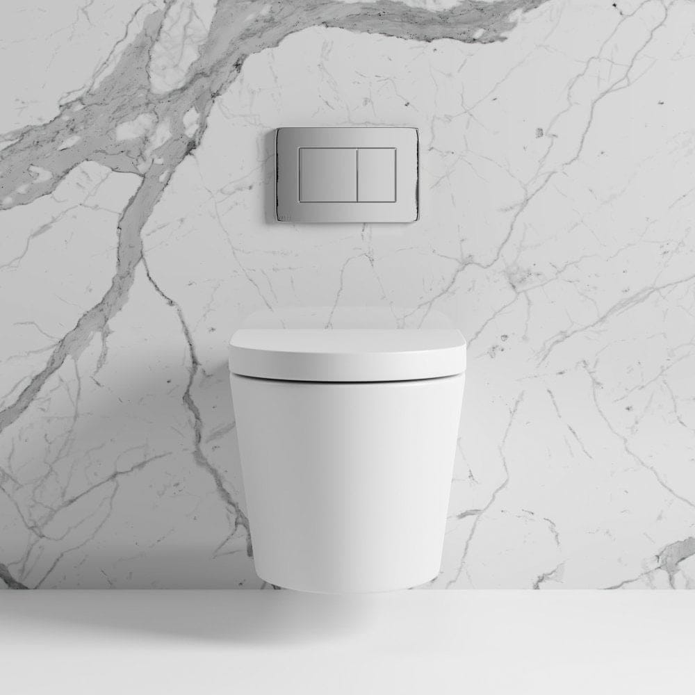 Керамический подвесной туалет с пластиной и сливной кассетой LUSSO без ARCH-00082135 - Вид №19