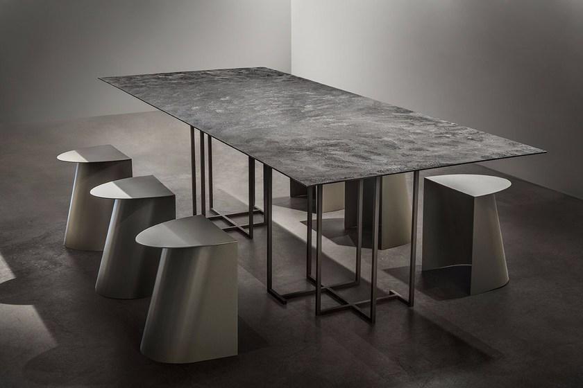 da a Прямоугольный обеденный стол из металла Urushi sun-id-1486174 - Вид №2