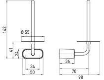 Emco Bad Держатель запасного рулона из металла Logo2 sun-id-1471420 - Вид №1