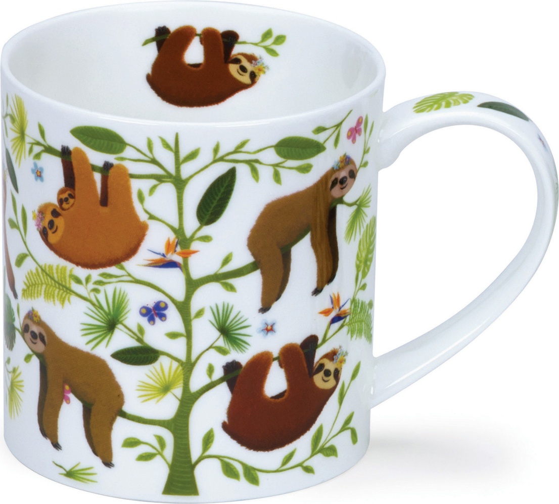 10650738 Dunoon Кружка Dunoon "Ленивцы.Оркни" 350мл Фарфор костяной 