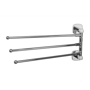 Держатель для полотенец Аквадекор Eller тройной цвет хром