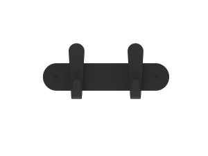 Стальная и пластиковая настенная вешалка