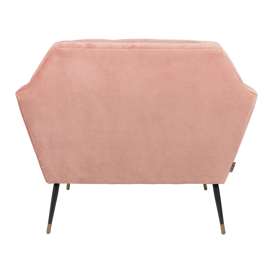 Кресло Kate розовое низкое под бархат Dutchbone 3100061 - Вид №6