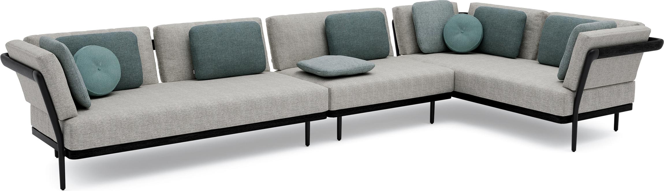 MNST285 Concept 5 teak nero черный Manutti Flex