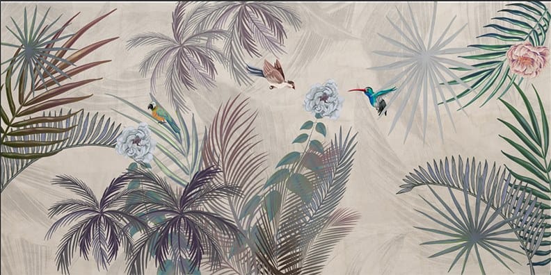 Тропические обои Creativespace Prêt-à-porter ARCH-00131889 - Вид №1