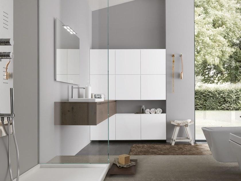 Archeda Тумба под умывальник из дерева подвесная одинарная Tulle sun-id-1351201 - Вид №2