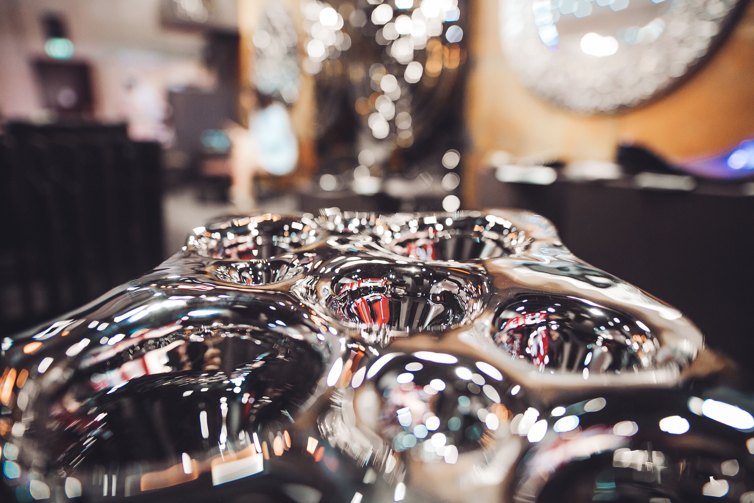 Стеклянные центральные элементы PlusObject LIQUID METAL ARCH-00021456 - Вид №4