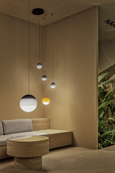 086093 Люстра 13 - 24V зеленая длинный шнур Marset Dipping Light  - Вид №3