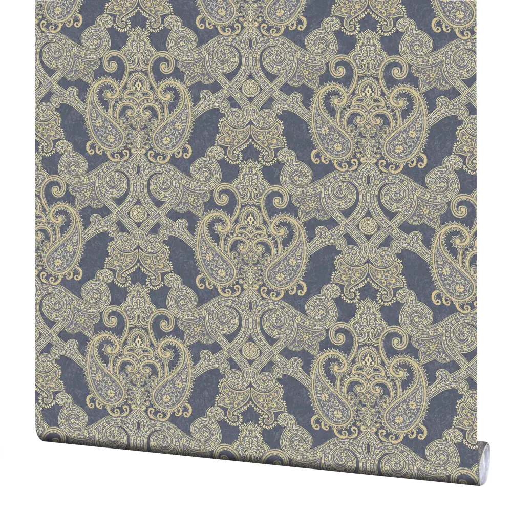Обои флизелиновые Erismann Elegance синие 1.06 м 3644-6 STLM-2126641