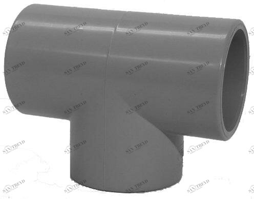 SANIT 302525210 Тройник 90 ° ПВХ-С, независимо от того 