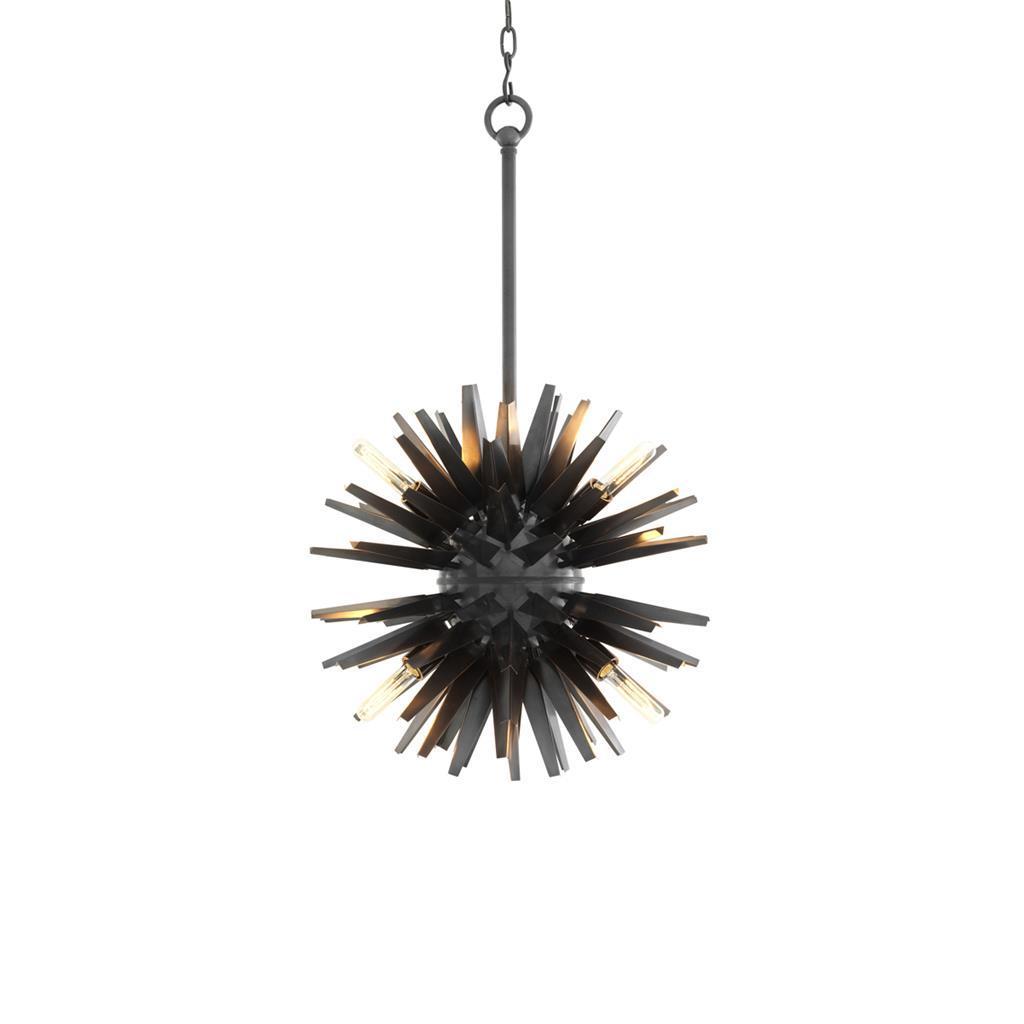 Люстра Gregorian S от Eichholtz чёрная 110280 EICHHOLTZ ДИЗАЙНЕРСКИЕ, EICHHOLTZ, ШАР 061603 Чёрный  - Вид №1