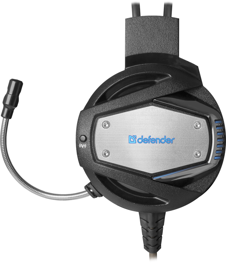 64151 игровая гарнитура warhead g-500 коричневый+черный, переходник Defender Santreyd  - Вид №3