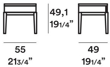 JESSE Прямоугольная тумбочка из дерева с ящиками De ville sun-id-1427955 - Вид №3
