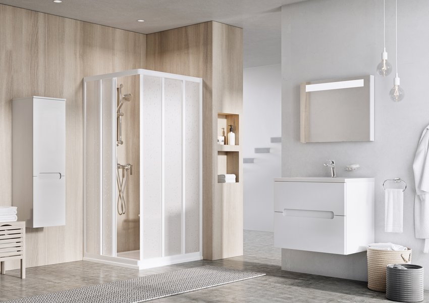 ASRV3-90 белый+Тpанспаpент Ravak 15V70102Z1 - Вид №1