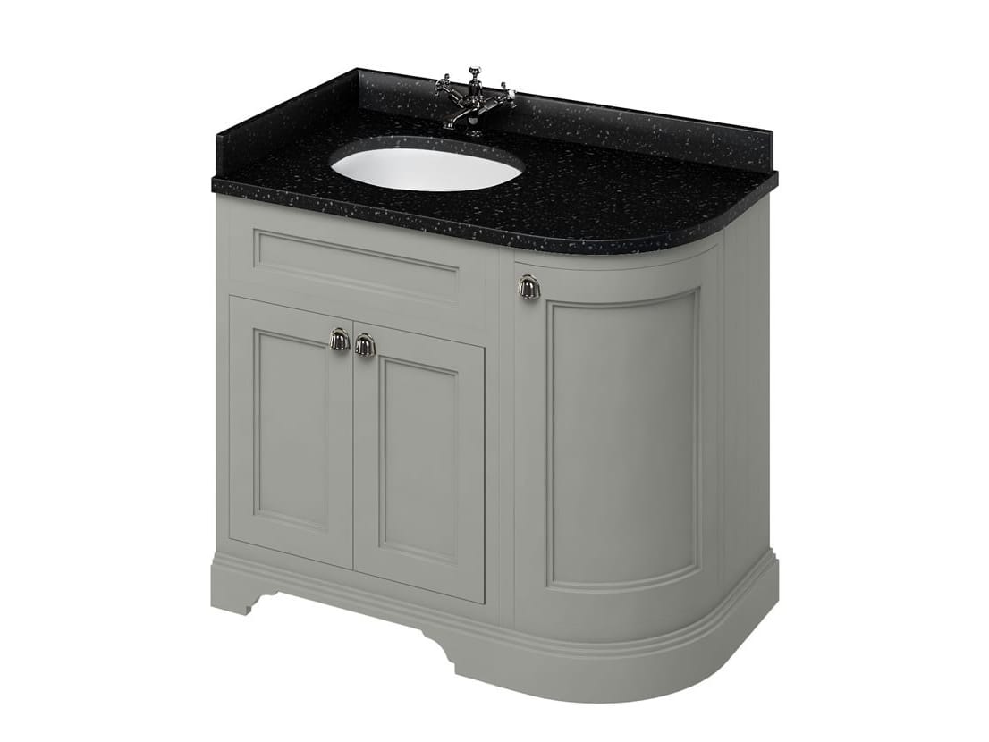 Деревянный угловой умывальник с дверцами Burlington MINERVA ARCH-00071219 - Вид №30