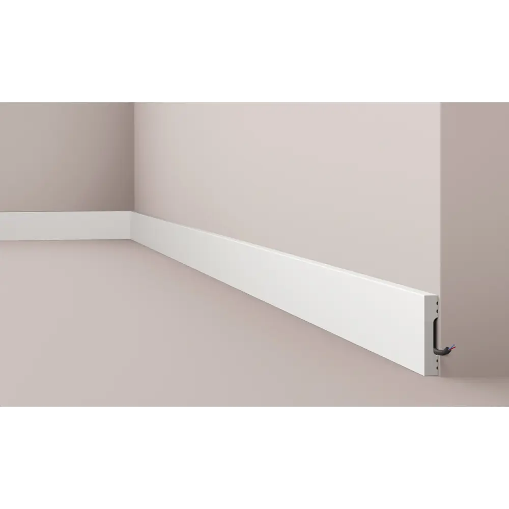 NMC Напольный плинтус квадратный белый 8х200 см для эстетичной отделки 84953809 STLM-0057332 - Вид №4