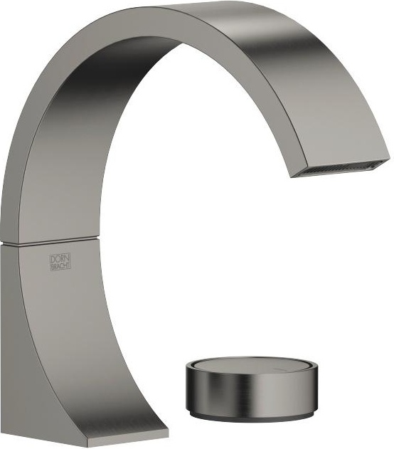 20713811-99_1_11283811-99_1 Смеситель для умывальника на три отверстия со сливным гарнитуром - dark platinum matt Dornbracht CYO 