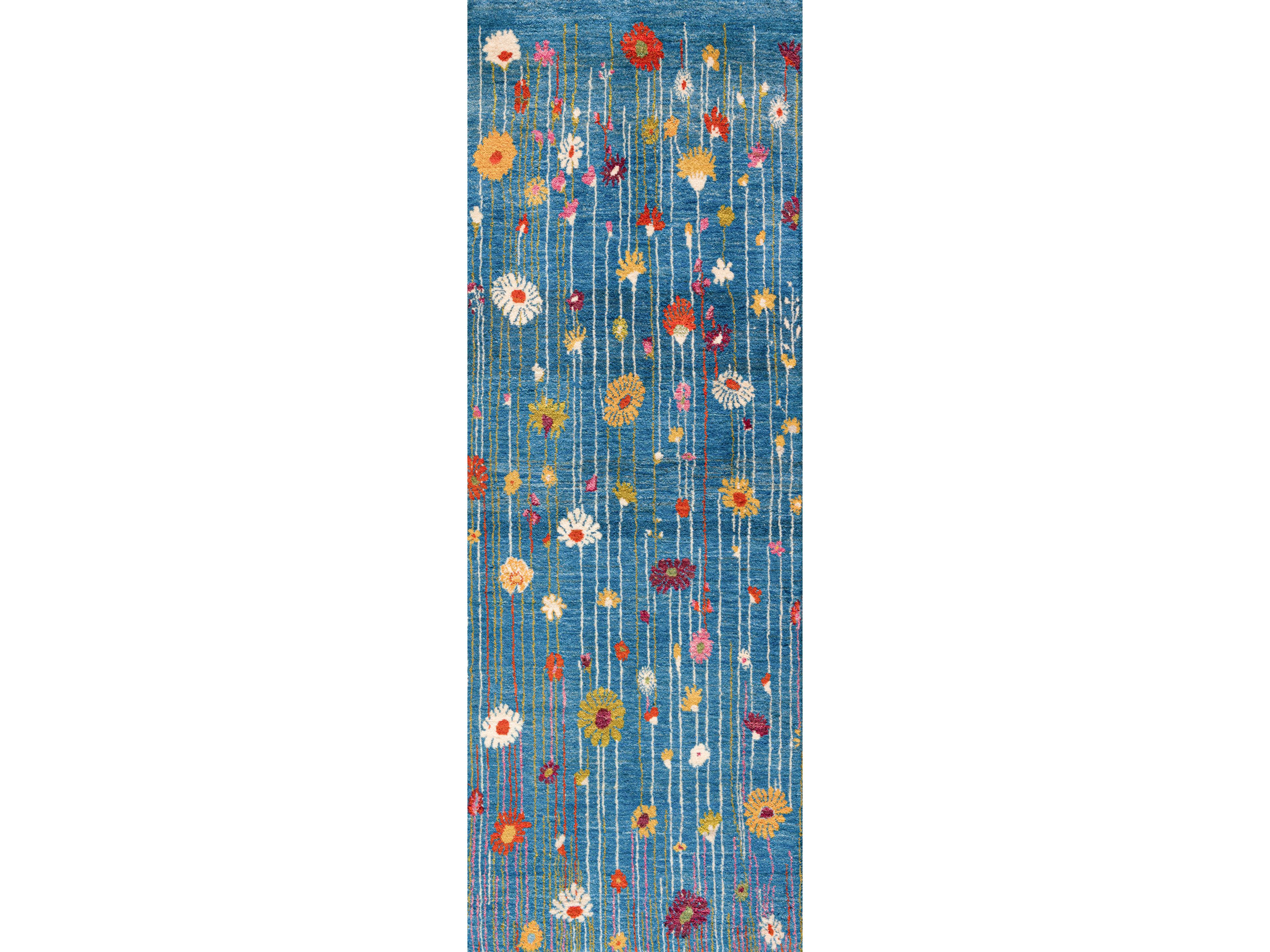 Прямоугольный шерстяной цветочный ковер Zollanvari Flower Meadow ARCH-00111314 - Вид №1