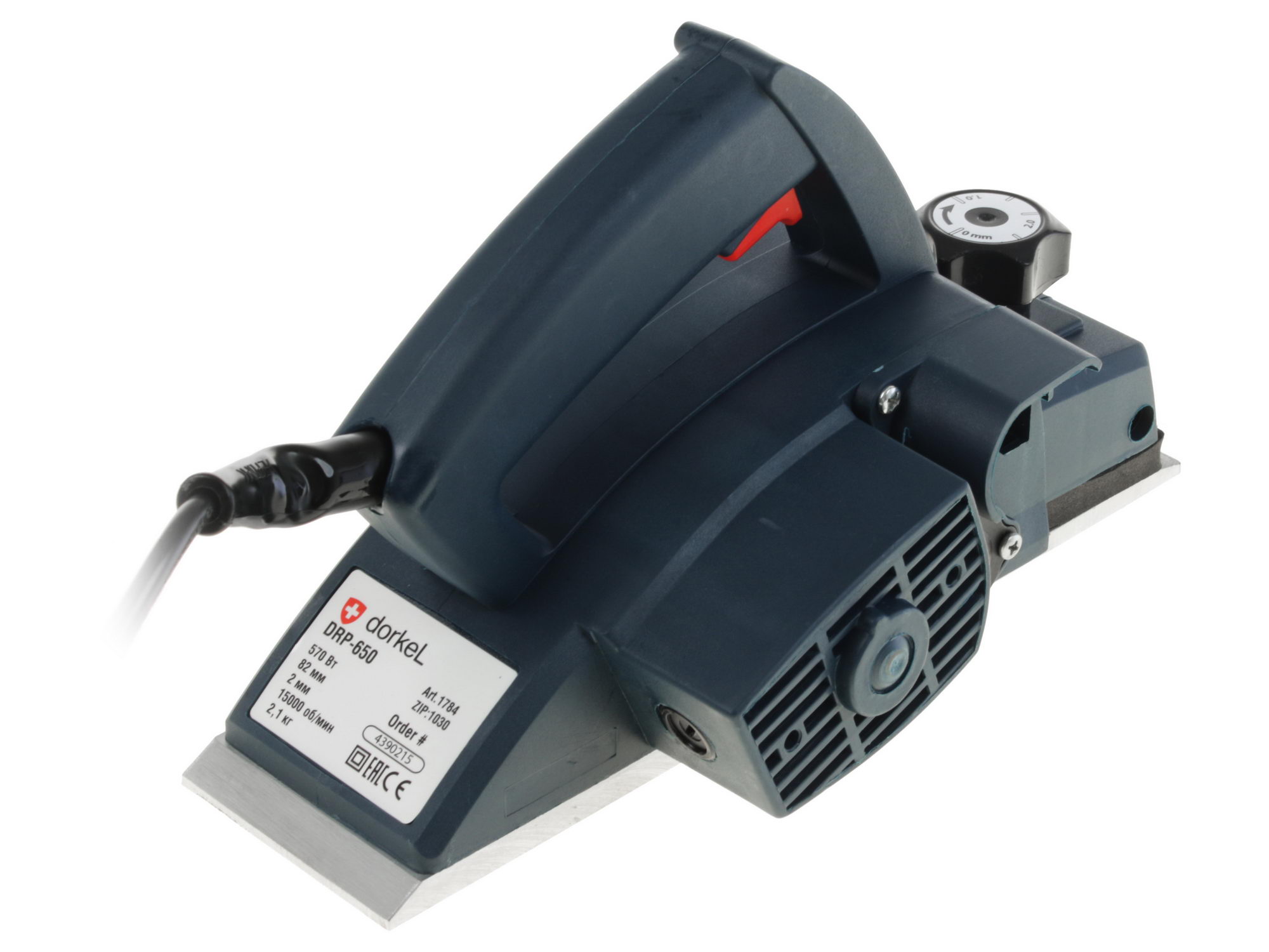 Электрорубанок Dorkel DRP-650 1077418 STDN-0020930 - Вид №1