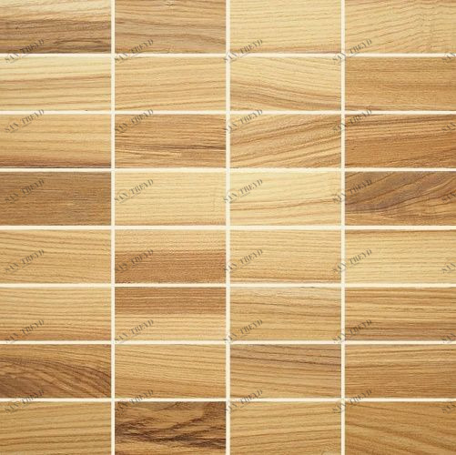 Мозаика и 3D панели из дерева Da Vinci Мозаика 8x4 Emotion 005 Ясень Селект (Гладкая) 288х288 мм 1301100005