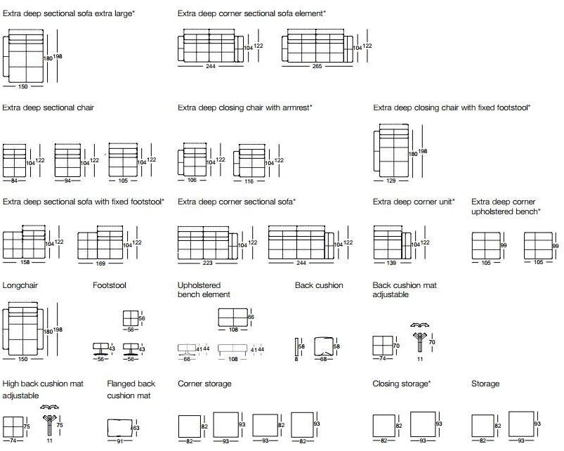 Rolf Benz Диван на санках с шезлонгом Rolf benz 50 sun-id-1422350 - Вид №3
