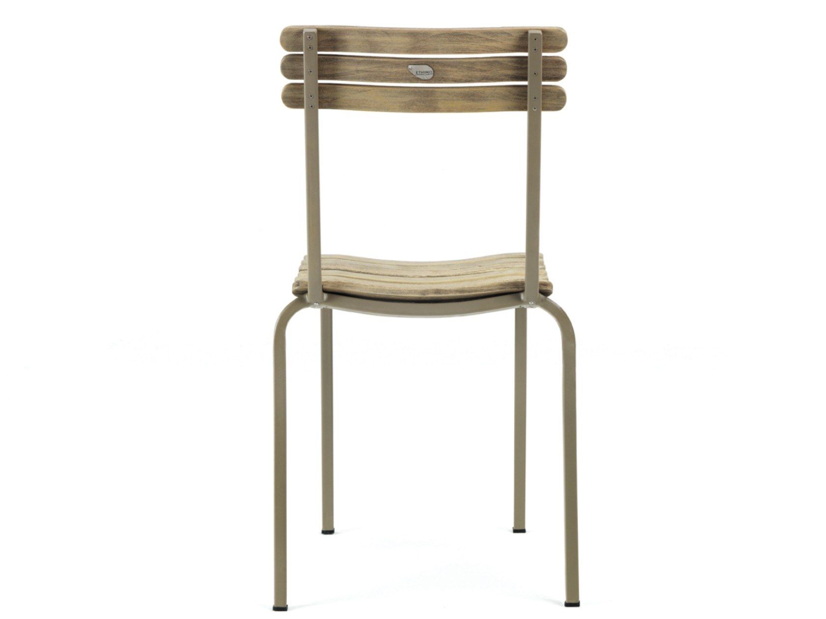 Штабелируемый садовый стул из тикового дерева Ethimo Laren ARCH-00071941 - Вид №5