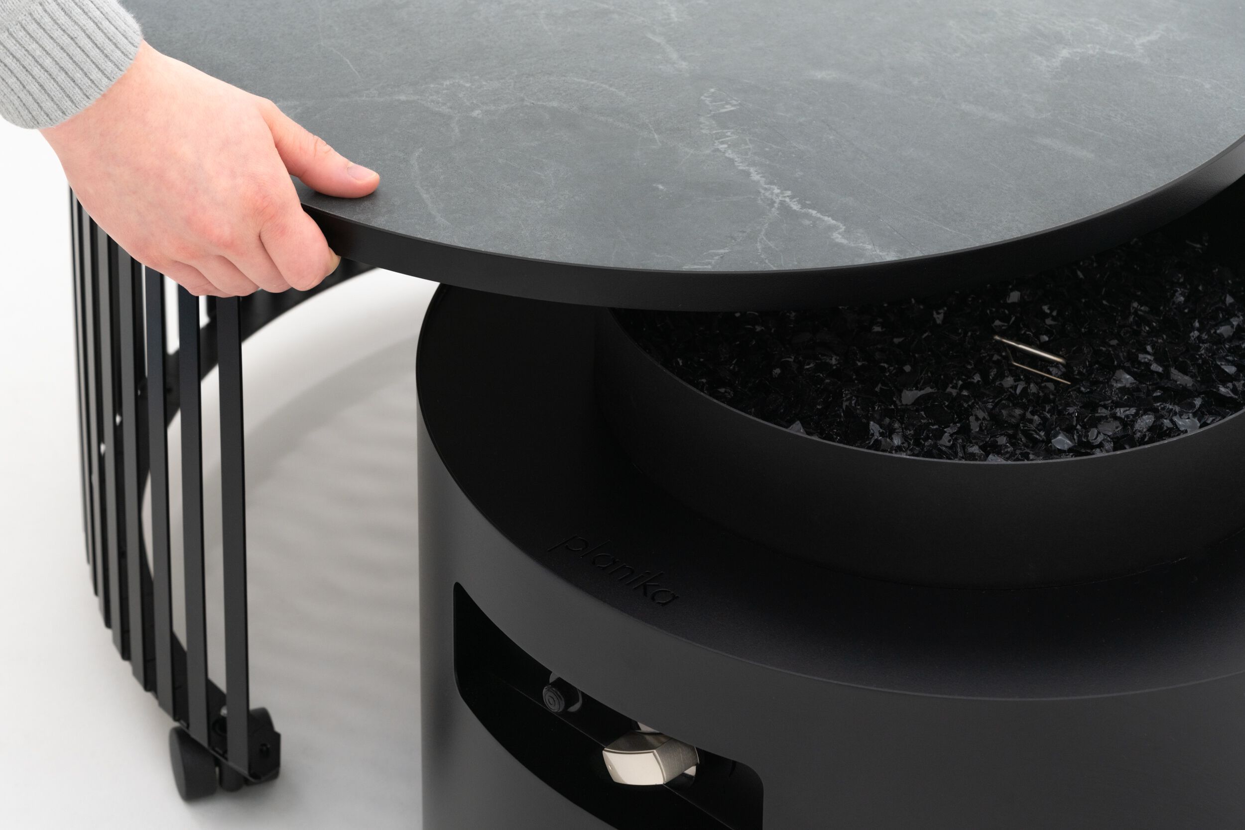 Отдельно стоящий газовый камин Planika MOON ARCH-00109907 - Вид №9