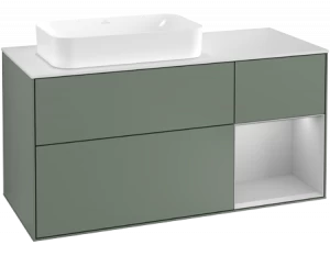 Villeroy&Boch Тумба под раковину Прямоугольная версия F281GJGM Finion Olive Matt Lacquer