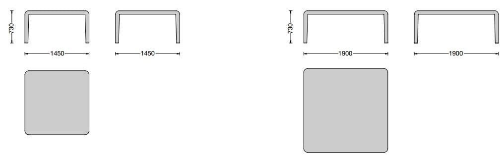 Журнальный столик из листового металла Porro ARCH-00062425 - Вид №3