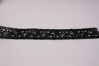 3489 Гипюр 17 мм черный Gamma 