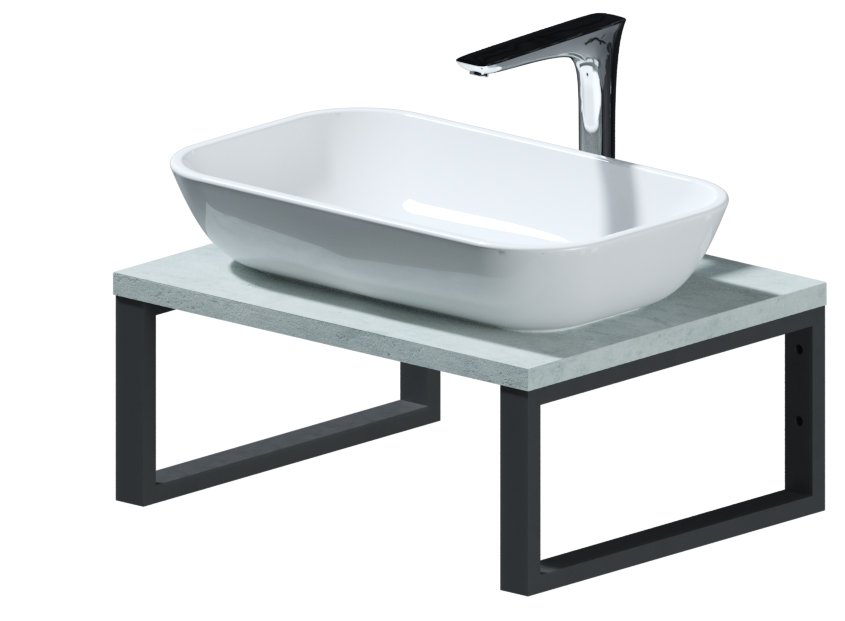 Столешница GRUNGE LOFT 60 Бетон светлый 1 Marka Ц0000001586