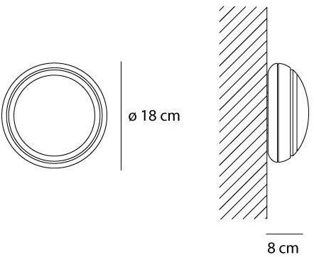 Artemide Настенный светильник / потолочный светильник из алюминия sun-id-1384057 - Вид №2