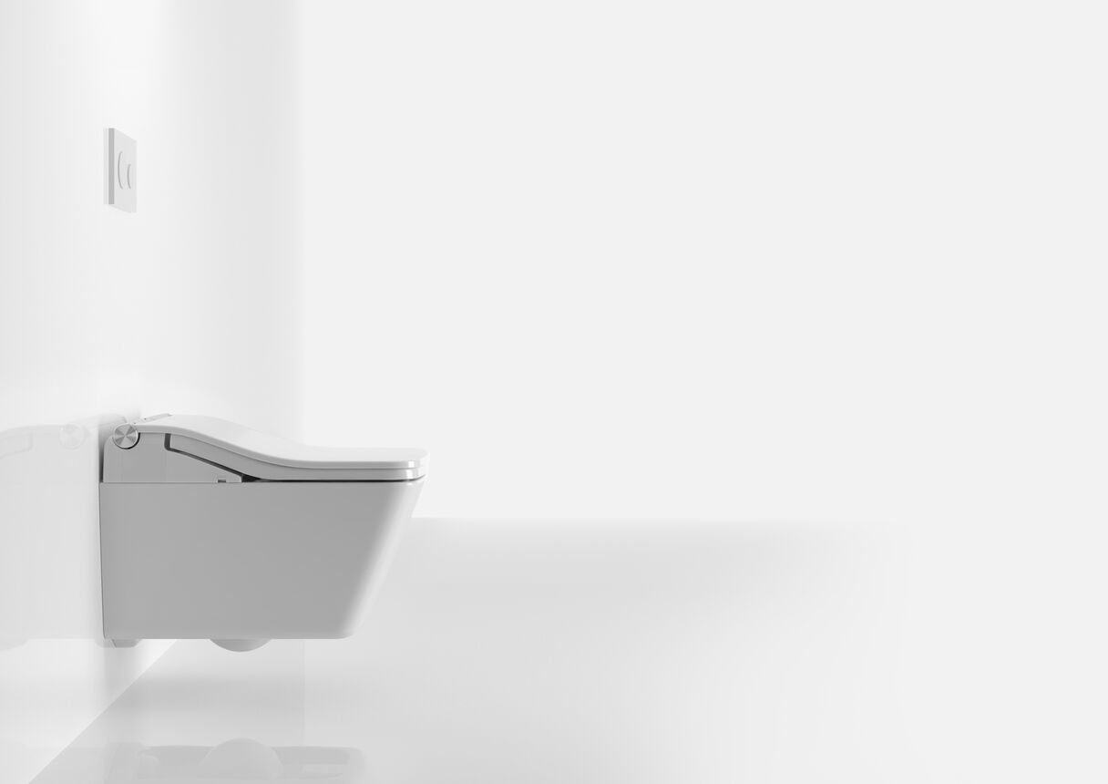 Керамический подвесной туалет биде с ручным душем TOTO Washlet® ARCH-00015568 - Вид №2