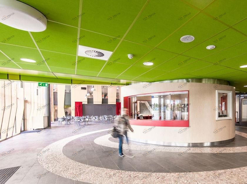 Rockfon Акустические потолочные панели из минеральной ваты Design deco sun-id-1415270