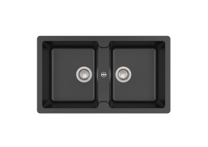 A880210940 QUARZEX® мойка с двумя чашами ROCA Bergen