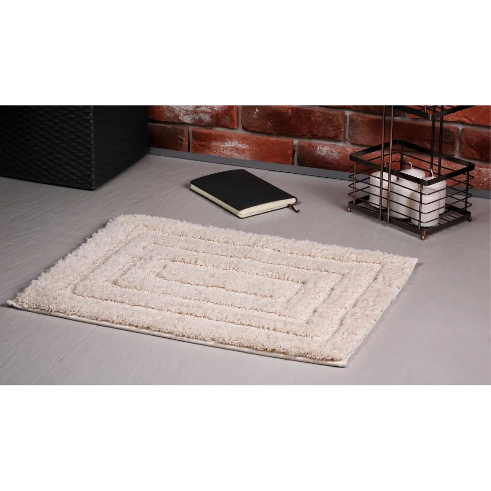 Коврик для ванной комнаты Grampus 45х65 см цвет кремовый Без серии STLM-2196497 - Вид №3