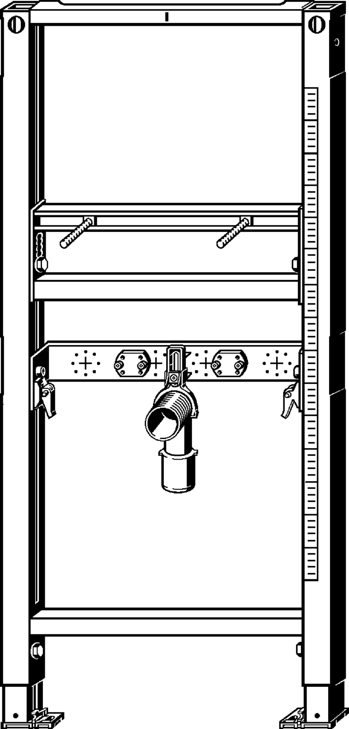 Системная техника  Prevista Dry  Элементы для умывальников VIEGA 776 183 Модель 8535 Santreyd  - Вид №1