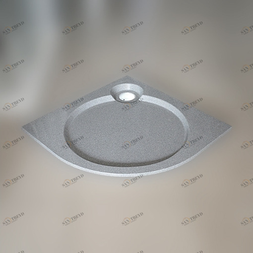 Душевой поддон 80X80X2 СМ R-СЕРЫЙ GUTEWETTER Shower trays 80X80X2СМRСЕРЫЙ