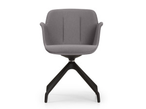 Тканевый стул с подлокотниками