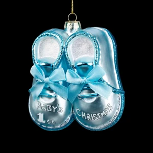 91471209 Елочная игрушка Пинетки голубые Erichkrause decor 59272 30 см х 38 см синий STLM-0955628