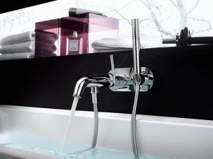 Nobili Rubinetterie Смеситель для ванны, однорычажный, с ручным душем Likid Lk00110cr