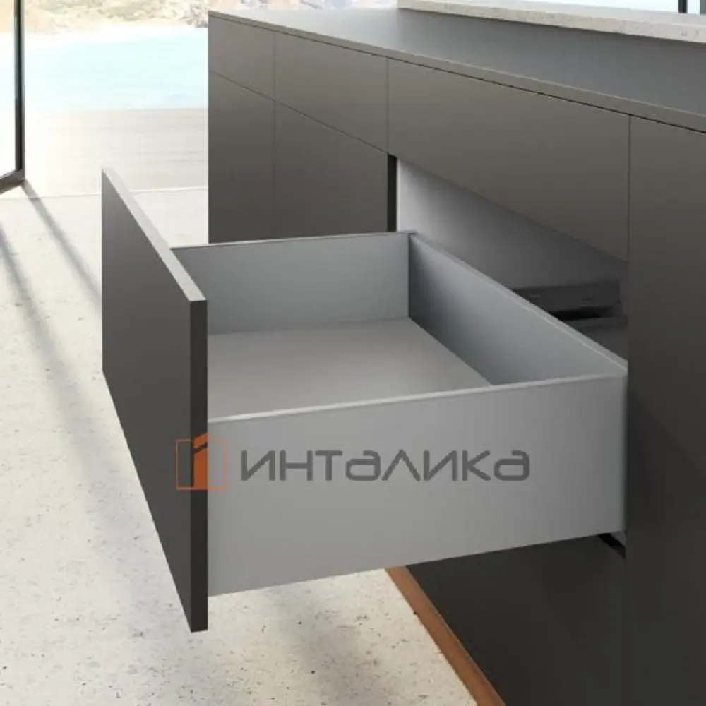 91246432 Комплект фурнитуры ящика HETTICH AvanTech YOU полного выдвижения с Silent System 270x187 мм серебристый STLM-1004488