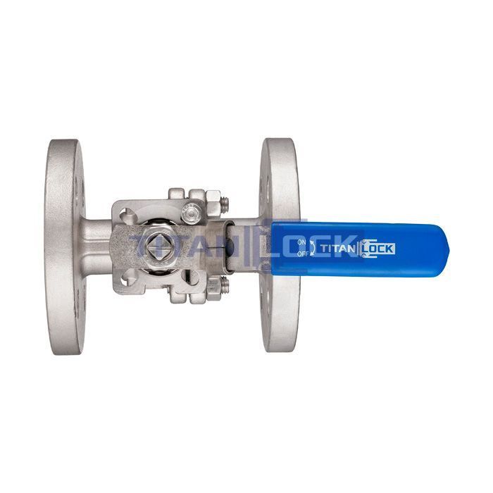 Кран шаровый фланцевый двухсоставной, нерж. 304, DN20 TL75TPFBVS TITAN LOCK  - Вид №4