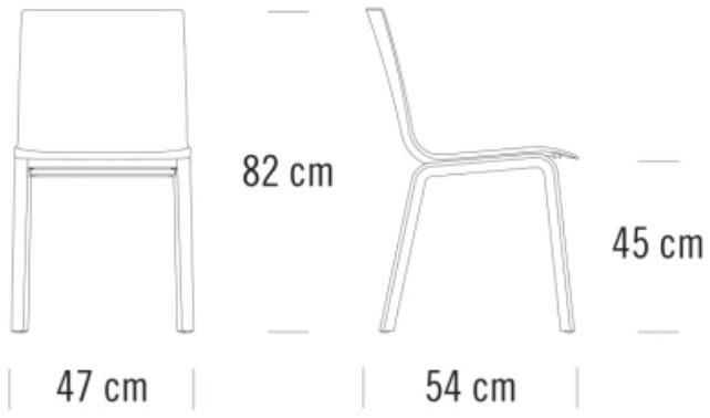 Thonet Стул из фанеры со встроенной подушкой S 160 sun-id-1362012 - Вид №1
