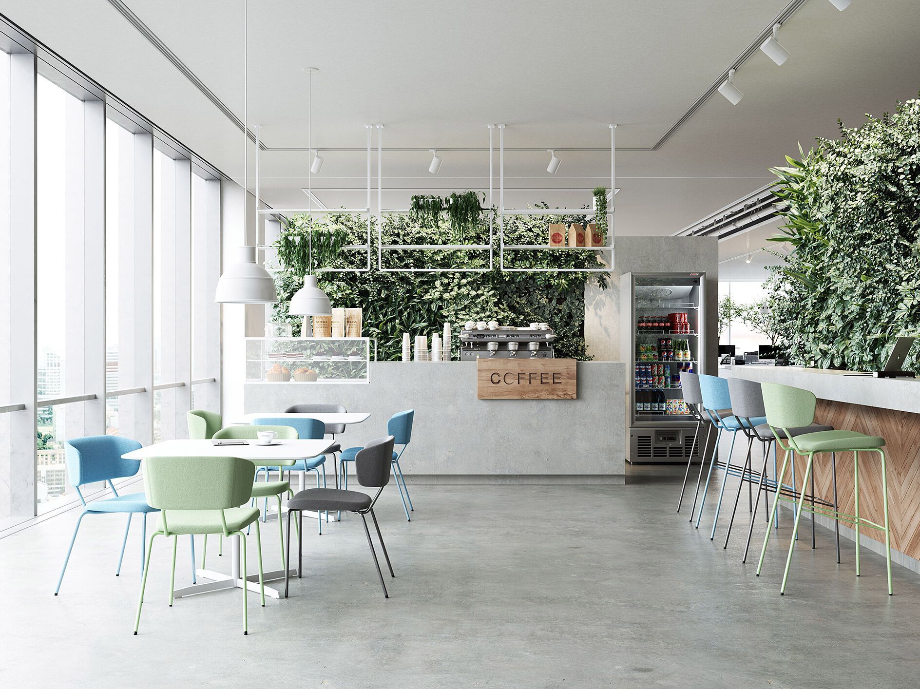 Тканевый стул с открытой спинкой LD Seating Flexi Chair ARCH-00095722 - Вид №3