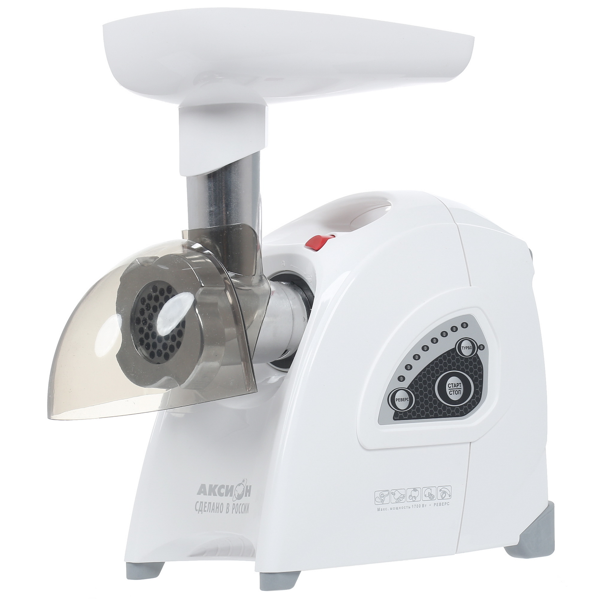 1143745 Мясорубка электрическая Аксион М 42.01 белый STDN-0000293 - Вид №1
