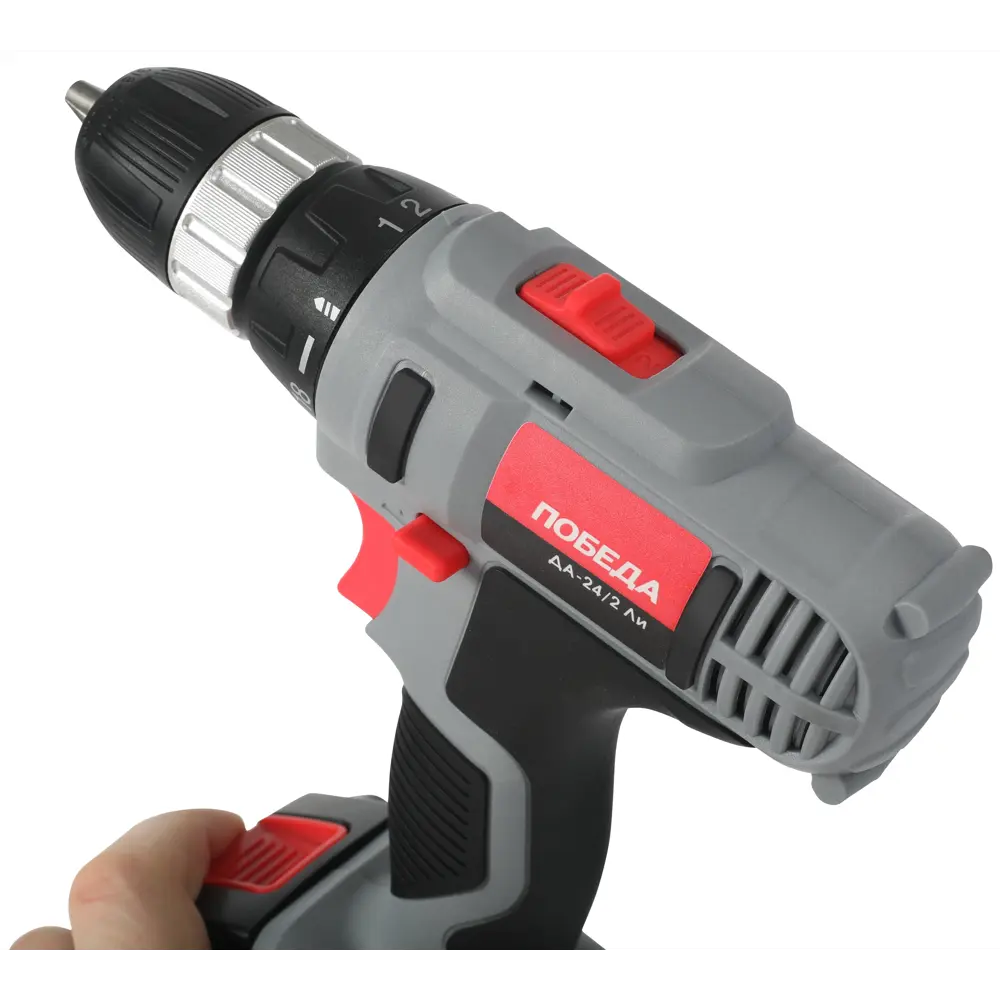 Дрель-шуруповерт аккумуляторная Победа ДА-24/2, 24 В Li-ion 2x2.2 Ач STLM-2006053 - Вид №5