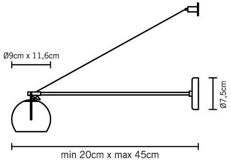 Fabbian Регулируемый настенный светильник Beluga colour sun-id-1502112 - Вид №9