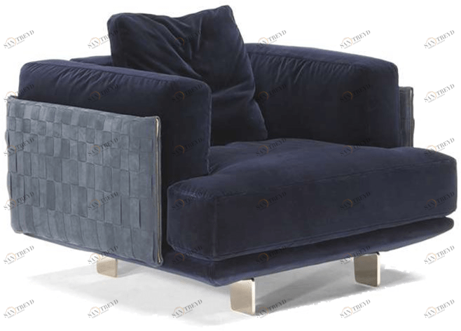 Natuzzi Кресло из ткани с подлокотниками Campus sun-id-1390881