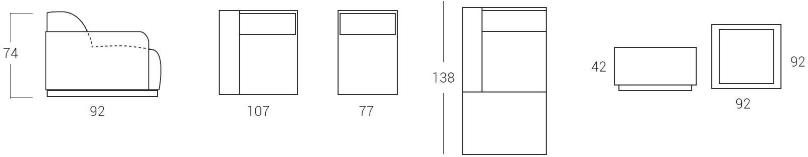 Egoitaliano 4-х местный кожаный диван Kongens sun-id-1457140 - Вид №3